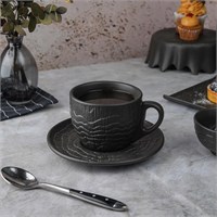 Чайная пара 300 мл,серия "Black Raw Wood"  P.L. - ProffCuisine 81229848