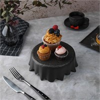 Блюдо для подачи d=16 см, h=6.5 см, серия "Black Raw Wood"  P.L. - ProffCuisine 81229863