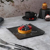 Блюдо квадратное 17,5*17,5 см, серия "Black Raw Wood"  P.L. - ProffCuisine 81229869