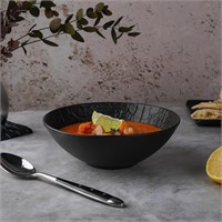 Блюдо для салата d=19 см, h=6.5 см, 700 мл, серия "Black Raw Wood"  P.L. - ProffCuisine 81229880