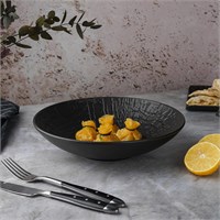 Блюдо для салата d=24 см, h=5.7 см, 750 мл, серия "Black Raw Wood"  P.L. - ProffCuisine 81229881