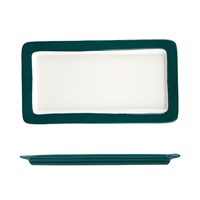 Гастроемкость 1/3-20 (32,5*17.6*2 см), зеленый борт, фарфор, P.L. Proff Cuisine 81221553