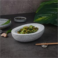Блюдо/салатник для подачи 19*13,5 см, 120 мл, Stone Untouched Taiga,  P.L. Proff Cuisine 81221874