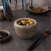 Блюдо для подачи 11,6*7 см, 200 мл,  Brown Taiga Untouched, P.L. Proff Cuisine 81221918