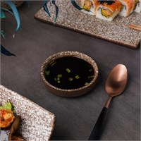 Соусник  8,6*1,8см, 45 мл, Brown Taiga Untouched, P.L. Proff Cuisine 81221936