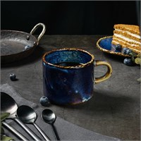 Кружка с ручкой 355 мл, d=9.1см, h=7.9 см, фарфор,серия "Aqua Blue" P.L. 81222288