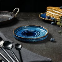 Блюдце 14 см,для чашек-81222289/81222290, см,фарфор,серия "Aqua Blue" P.L. 81222291