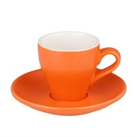 Кофейная пара Barista (Бариста) 80 мл,оранжевый-матовый цвет, P.L. 81280261