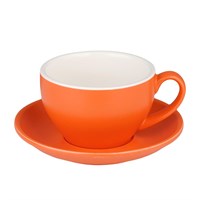 Кофейно-чайная пара Barista (Бариста) 250 мл,оранжевый-матовый цвет, P.L. 81280273
