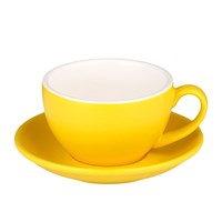 Кофейно-чайная пара Barista (Бариста) 300 мл,желтый-матовый цвет, P.L. 81280282