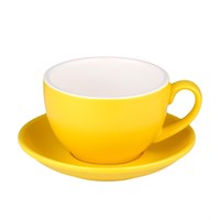Кофейно-чайная пара Barista (Бариста) 350 мл,желтый-матовый цвет, P.L. 81280288