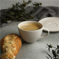 Чашка чайная 250 мл,фарфор "NOBLE" серия "Fine Plus-Light Grey" 81229602
