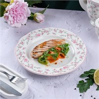 Тарелка классическая d=27 cм,фарфор "NOBLE" серия "Retro Ritz-La Vie En Rose" 81229633