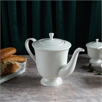 Чайник d=14см, h=19.2см, v=1000 мл,фарфор "NOBLE" серия "LUXE" 81222221