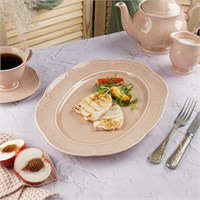 Блюдо овальное 36 см, фарфор,серия "Aristocrat-Peach Tea", Noble 81222244