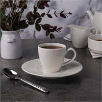 Кофейная пара 90 мл, d6см, h5.5см, фарфор "NOBLE" серия "NEO SILK" 81222365