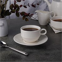 Кофейная пара 110мл, d7см, h5см, фарфор "NOBLE" серия "NEO SILK" 81222367