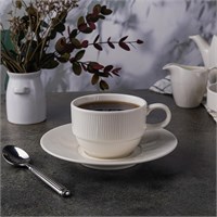 Чайная пара 220мл, d8.5см, h6.5см, фарфор "NOBLE" серия "NEO SILK" 81222372