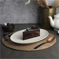 Блюдо овальное 26*19 см, h=2.2см, фарфор "NOBLE" серия "Fine Plus" 81222605