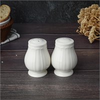 Солонка+перечница, d 5,9 см h8,2 см, фарфор "NOBLE" серия "Retro Ritz &amp; Bella-White" 81233107/81233108