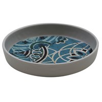 Блюдо,поднос меламиновый 12.3*2.6см, Damask Blue,  P.L. 81290120