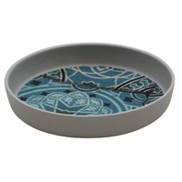 Блюдо,поднос меламиновый 16.4*3.3 см,Damask Blue,  P.L. 81290121