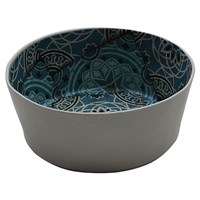 Салатник меламиновый 24.2*9.8 см,Damask Blue,  P.L. 81290129