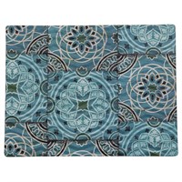 Блюдо,поднос GN 1/2 меламиновый 25*32.5см , Damask Blue, P.L. 81290132