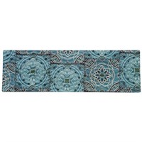 Блюдо,поднос GN 2/4 меламиновый 53*16.2см, Damask Blue,  P.L. 81290133