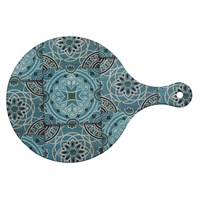 Блюдо,поднос меламиновый, 37*25 см ,Damask Blue, P.L. 81290184