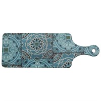 Блюдо,поднос меламиновый, 47*17 см , Damask Blue,  P.L. 81290186