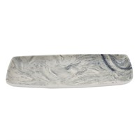 Блюдо меламиновое 24*11*2,6см  P.L. STREAMER GREY 81222134