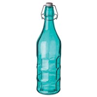 Бутылка голубая с крышкой 1 л, стекло, P.L. Proff Cuisine 81200144