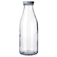Бутылка прозрачная с крышкой 500 мл, стекло, P.L. Proff Cuisine 81200148
