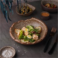 Блюдо для подачи 22*6,5см, Brown Taiga Untouched, P.L. Proff Cuisine 81223542