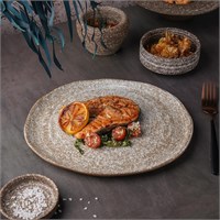 Блюдо для подачи  29*25*1 см, Brown Taiga Untouched, P.L. Proff Cuisine 81250108