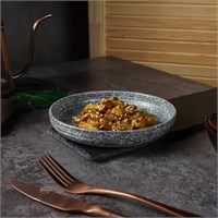 Тарелка с бортом  с покрытием 400 мл, 17,5*2,8 см, Glossy Stone Untouched Taiga, P.L. Proff Cuisine 81221904