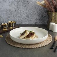 Тарелка c бортом 25,5см, h=4 см, фарфор "NOBLE" серия "Fine Plus" 81229901