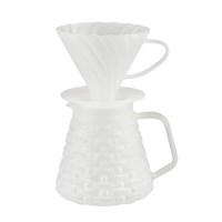 Кофе дриппер на 1-4 чашки+кофейник 600 мл,боросиликатное стекло, P.L. Proff Coffee 81280372