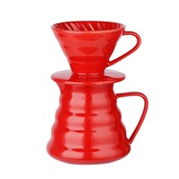 Сет-кофе дриппер на 1-2 чашки+кофейник 520 мл,керамика, P.L. Proff Coffee 81280439