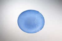 Тарелка d 22 см h 2 см, стекло, цвет пастельно-голубой, Sea Horse