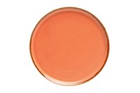 Тарелка для пиццы 20 см фарфор цвет оранжевый Seasons