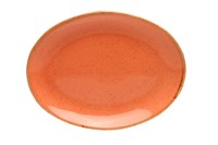Блюдо овальное 18х14 см фарфор цвет оранжевый Seasons