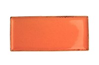 Блюдо прямоугольное 35х16 см фарфор цвет оранжевый Seasons