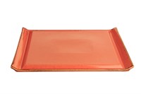 Блюдо для стейка 32х26 см фарфор цвет оранжевый Seasons