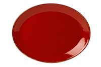 Блюдо овальное 36х27 см фарфор цвет красный Seasons