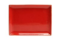 Блюдо прямоугольное 18х13 см фарфор цвет красный Seasons