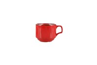 Чашка чайная 177 мл, стопируемая, цвет красный