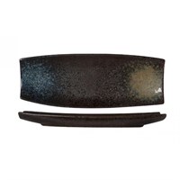 Блюдо прямоугольное 33x12 см h 3 см, BLACK YORU 9633509