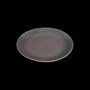 Тарелка мелкая без бортов 9" 225 мм, сине-коричневый «Corone Terra» фк1508